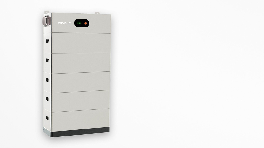 6000 Siklus 2.5 Kwh 52ah Sistem penyimpanan energi rumah ditumpuk Ess Lithium Baterai Disesuaikan