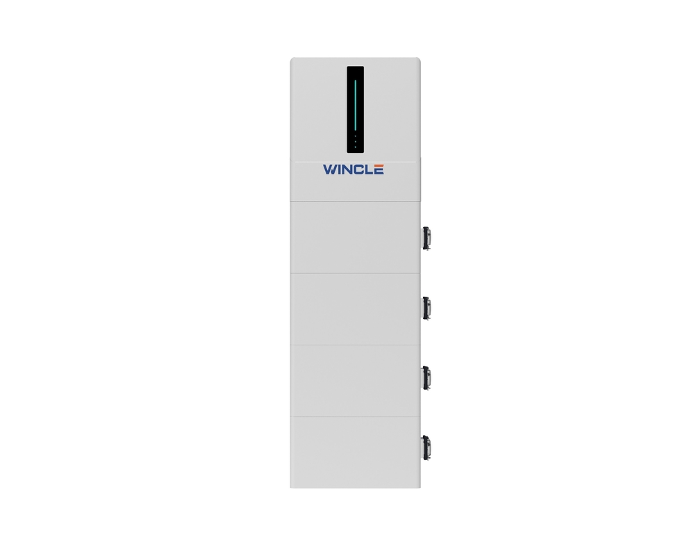 IEC61000 20.48kwh Power Wall Battery System 6000 Siklus Kehidupan Untuk Asuransi Rumah Dan Energi Surya