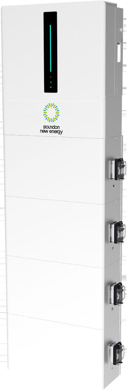 IEC61000 20.48kwh Power Wall Battery System 6000 Siklus Kehidupan Untuk Asuransi Rumah Dan Energi Surya